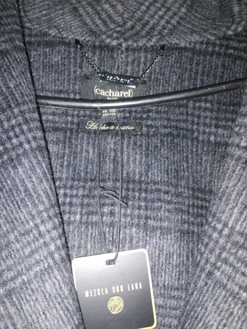 Abrigo gris Cacharel con etiqueta - 3