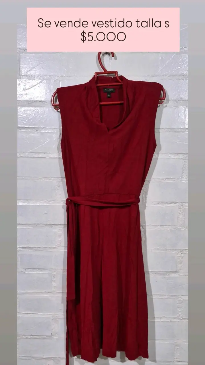 Vestido coral negro talla S - 3