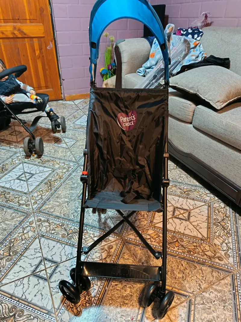 Coche paseador azul infantil - 2