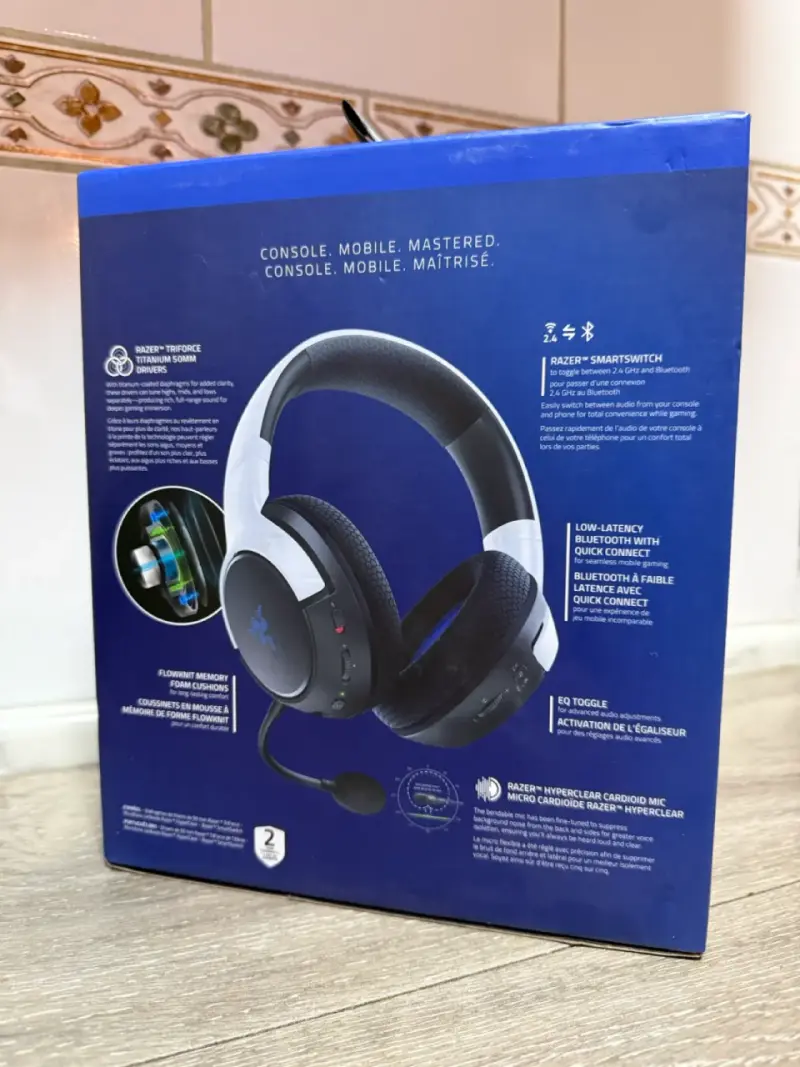 Audífonos Razer Kaira Pro dual Wireless - 4