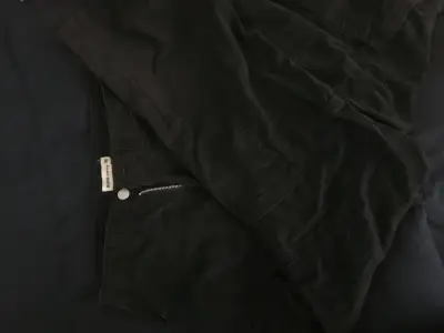Pantalón negro casual cargo - miniatura 1