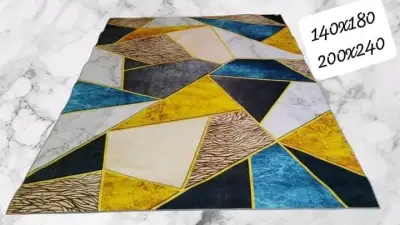 Alfombra diseño mármol 140x180 - miniatura 3