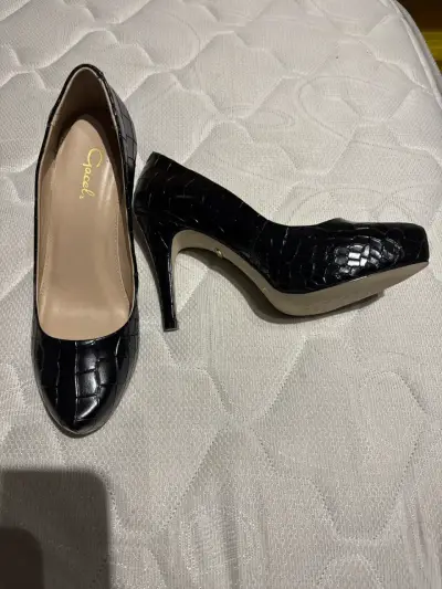 Tacones negros Gacel talla 35 - miniatura 1