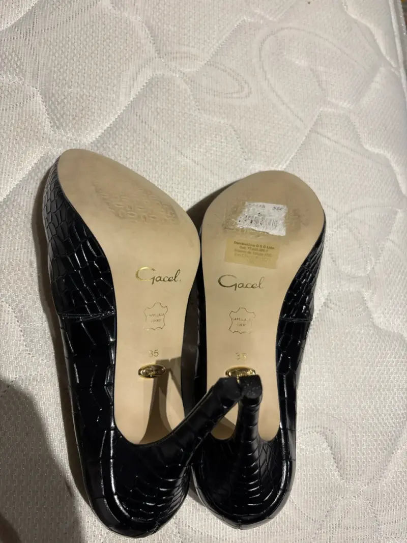 Tacones negros Gacel talla 35 - 3