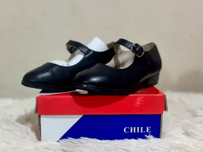 Zapatos de baile negro para niña - miniatura 3