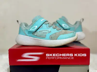 Zapatillas Skechers Kids celestes - miniatura 1