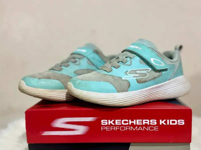 Zapatillas Skechers Kids celestes - 3