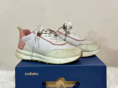 Zapatillas Colloky blancas y rosadas - miniatura 1