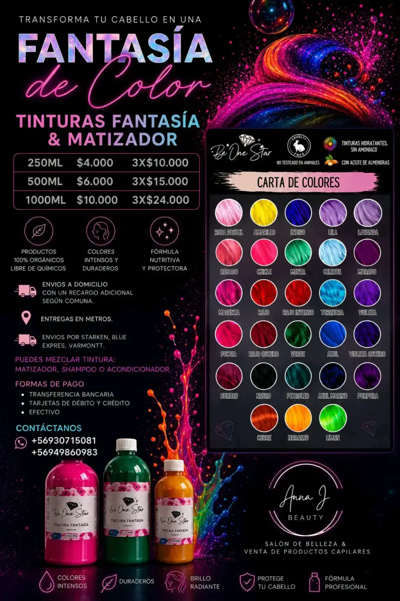 Tintura Fantasía Be One Star - 3