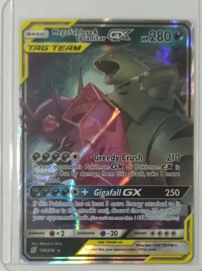 Carta Pokémon Mega Sableye Tyranitar Gx - miniatura 1