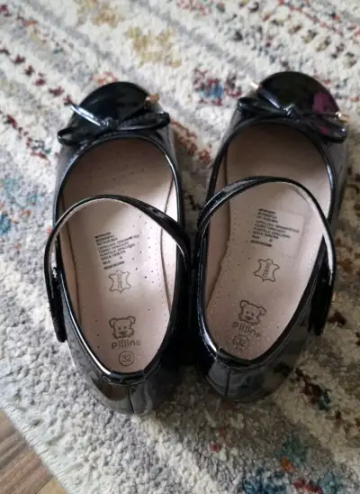 Zapatos negros para niña Pillin n°32 - miniatura 1
