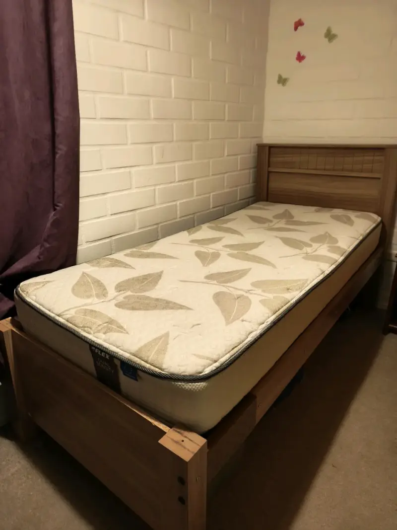 Cama individual con colchón 1 plaza - 3