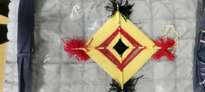 Mandala de hilo decorativo - miniatura 2