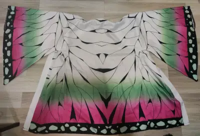 Kimono estilo mariposa colorido - miniatura 2