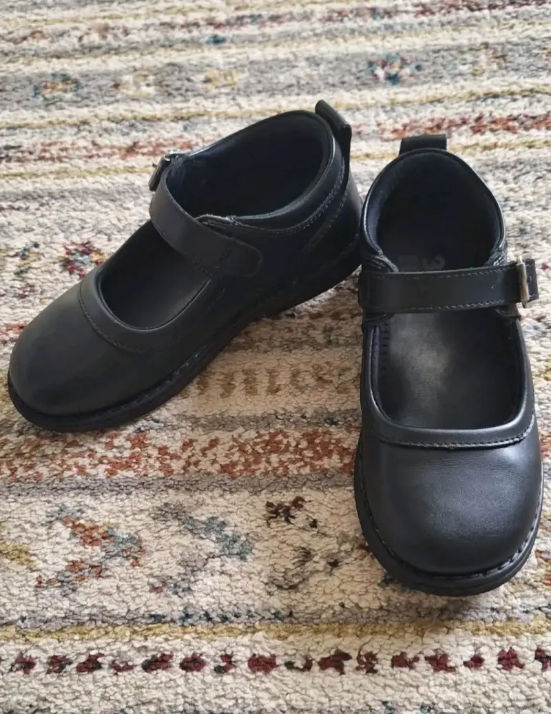Zapatos escolares negros con hebilla n°32 - 3