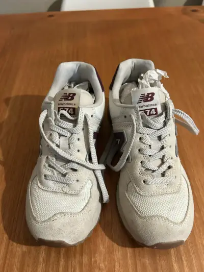 Zapatillas New Balance crema - miniatura 2