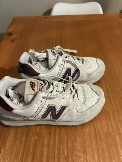 Zapatillas New Balance crema - miniatura 3