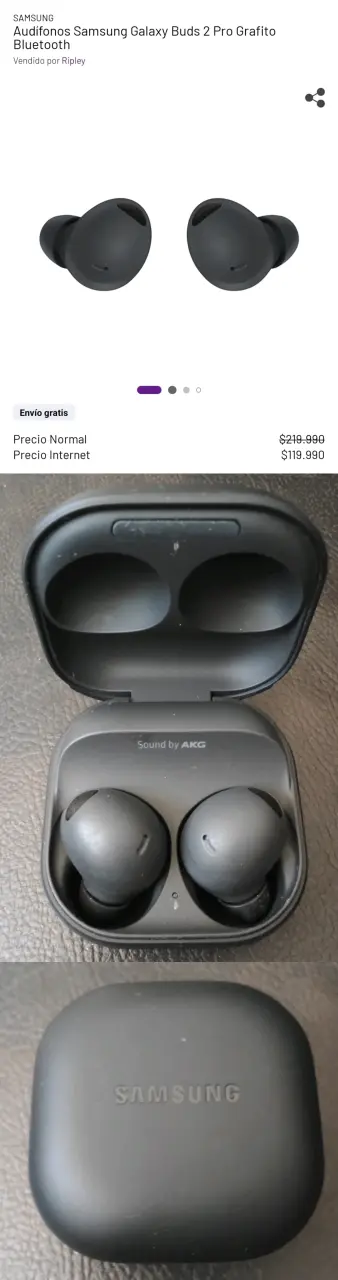 Audífonos Samsung Galaxy Buds 2 Pro - 1