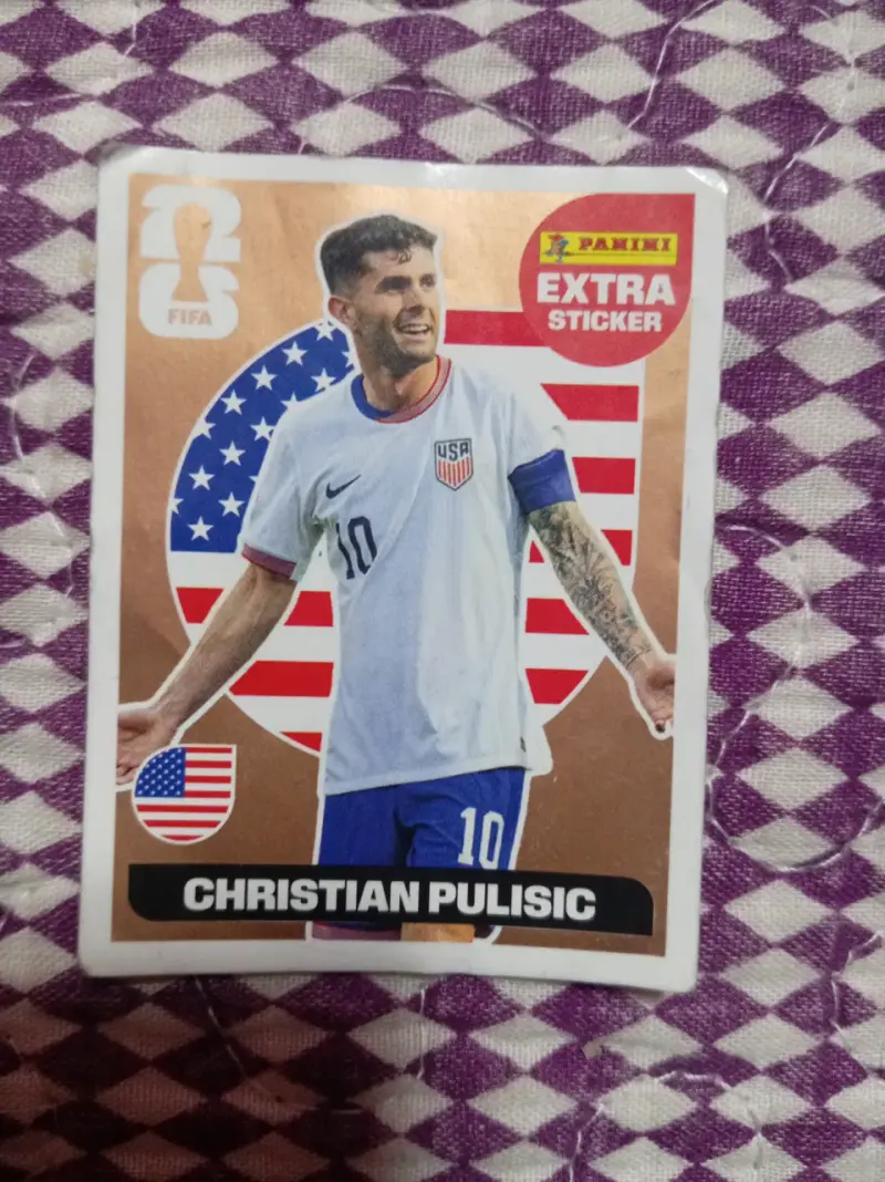 Lámina Panini Christian Pulisic - 1