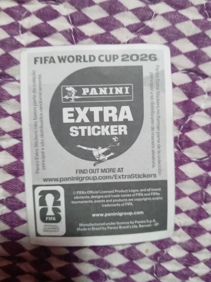 Lámina Panini Christian Pulisic - 2