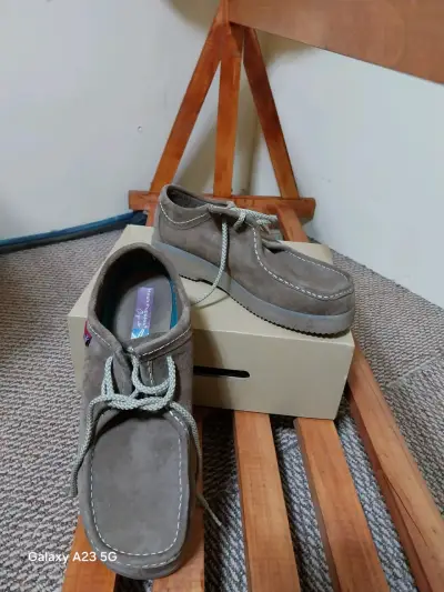 Zapatos casual de gamuza marron - miniatura 1