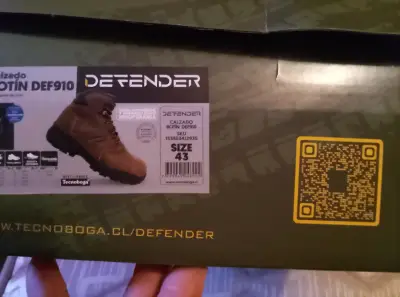 Botines DEFENDER marrón talla 43 - miniatura 1