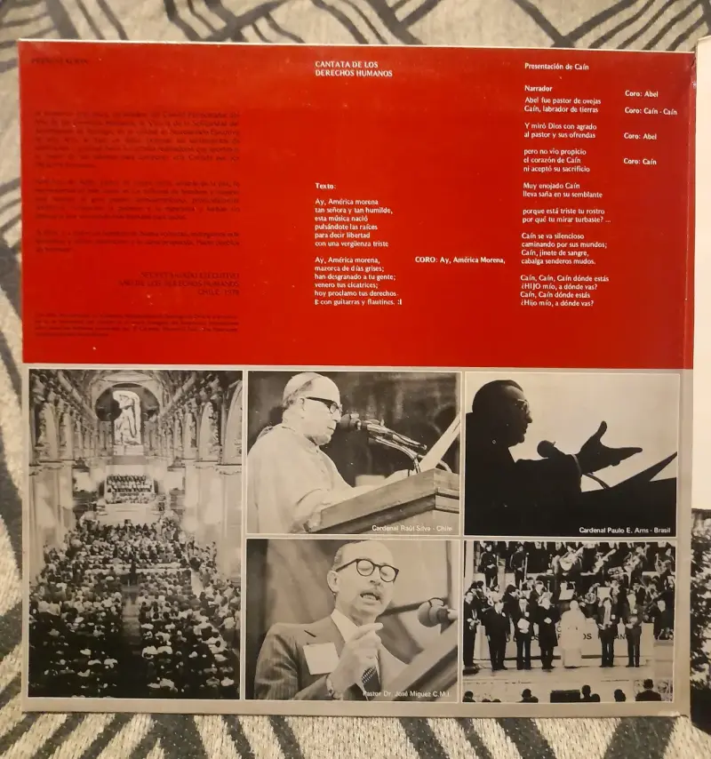 vinilo Cantata de los Derechos Humanos - 4