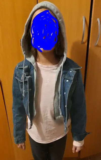 Chaqueta mezclilla con capucha - miniatura 1