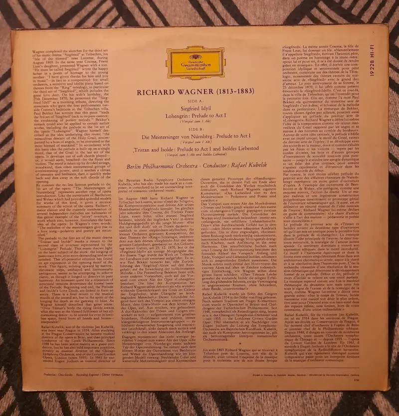 Vinilo Richard Wagner - 2