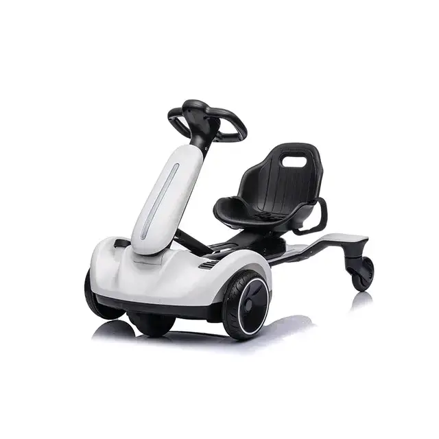 Auto eléctrico infantil blancoCostzon Go kart eléc - 2