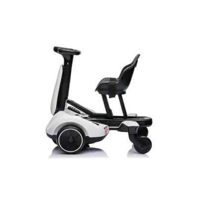 Auto eléctrico infantil blancoCostzon Go kart eléc - miniatura 5