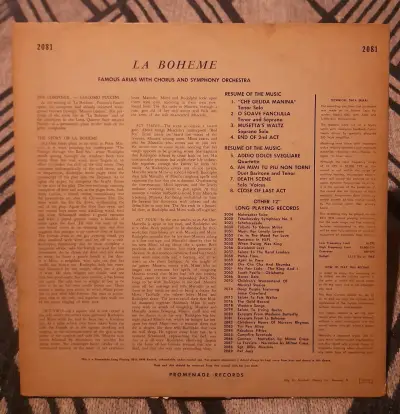 Vinilo Puccini La Bohème - miniatura 2