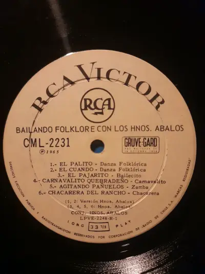Vinilo Bailando Folklore Hnos. Abalos volumen 1 - miniatura 4