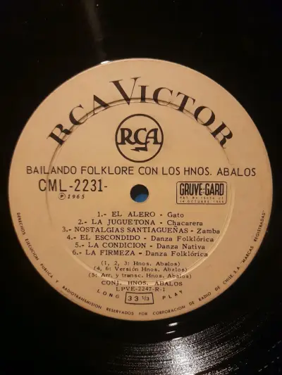 Vinilo Bailando Folklore Hnos. Abalos volumen 1 - miniatura 5