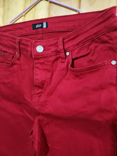 Jeans rojos mujer -ASH - miniatura 2