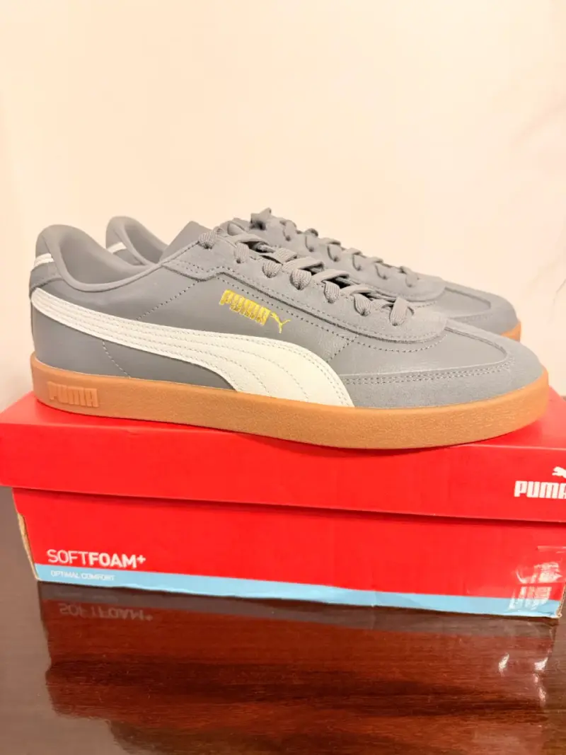 Zapatillas Puma club II era  grises nuevas - 1