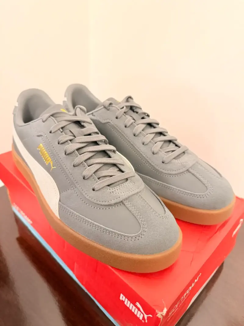 Zapatillas Puma club II era  grises nuevas - 3