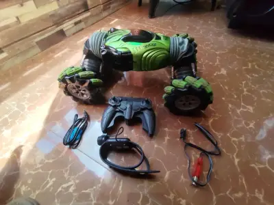 Auto a control remoto verde - miniatura 2