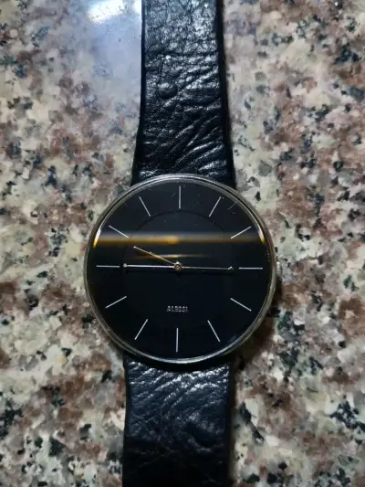 Reloj negro minimalista allesi marca Italiana - miniatura 3