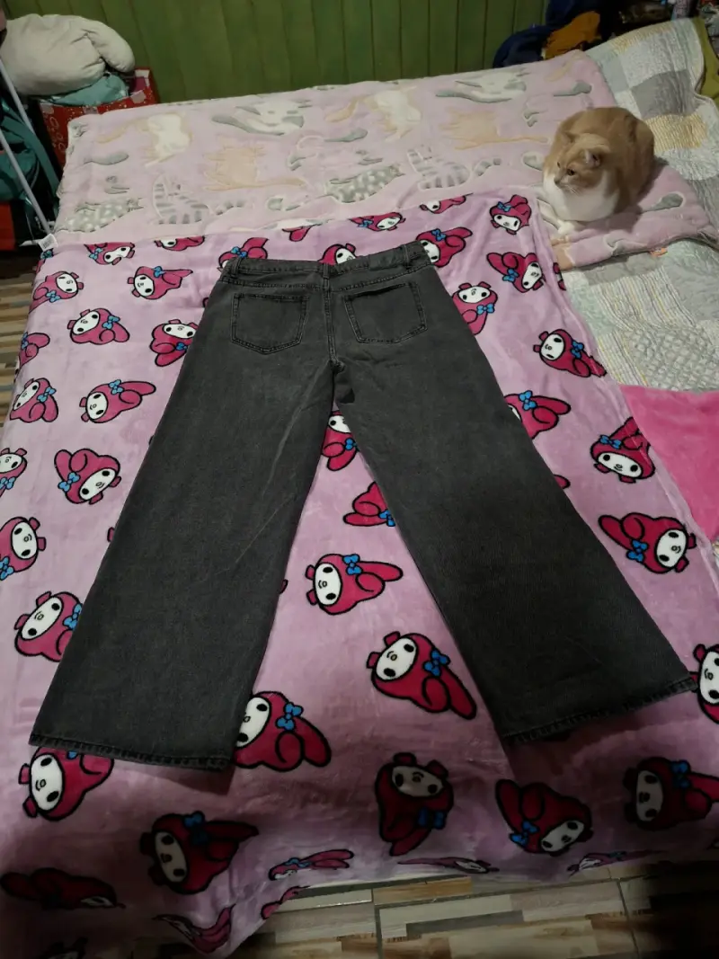 Jeans negros rectos - 2