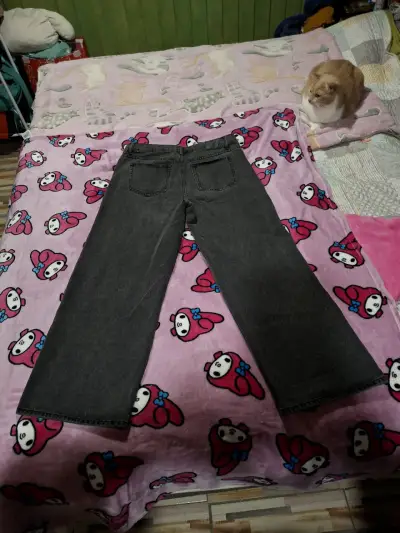 Jeans negros rectos - miniatura 2