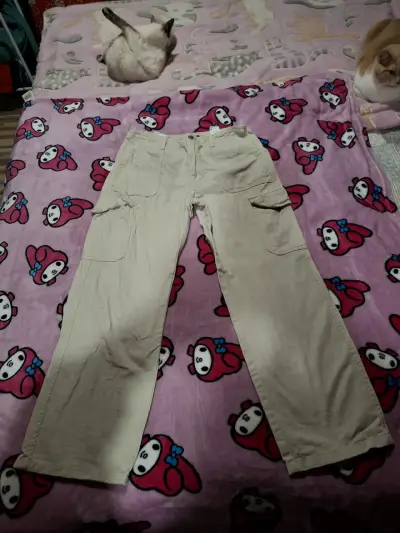 Pantalones INDEX cargo beige - miniatura 1