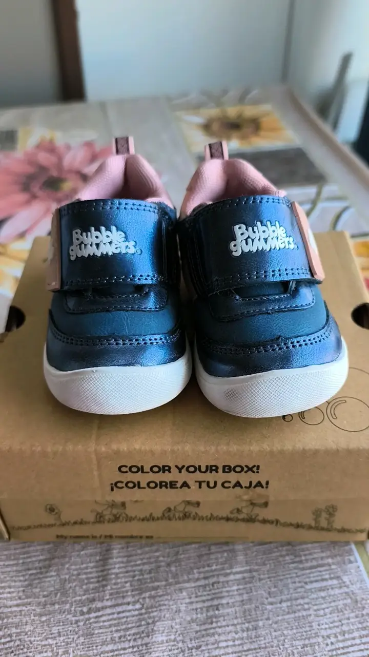 Zapatillas Bubble Gummers azul y rosa - 1