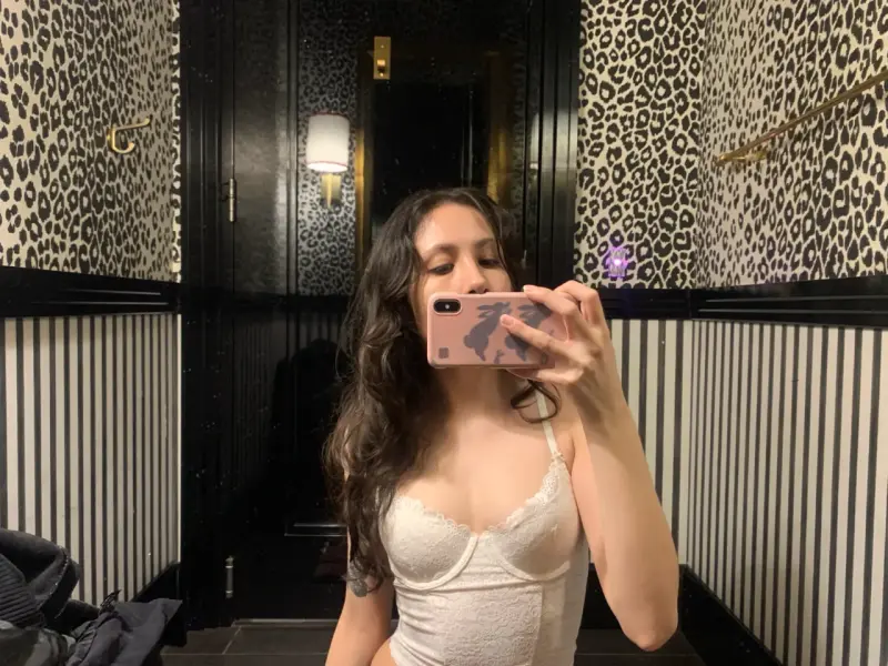 Corset blanco de encaje Victoria's secret - 6