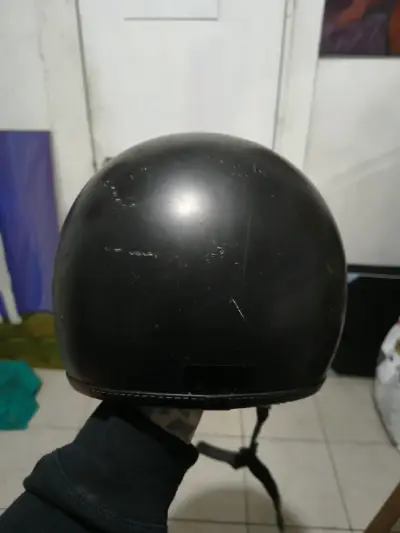 Casco negro glossy - miniatura 3