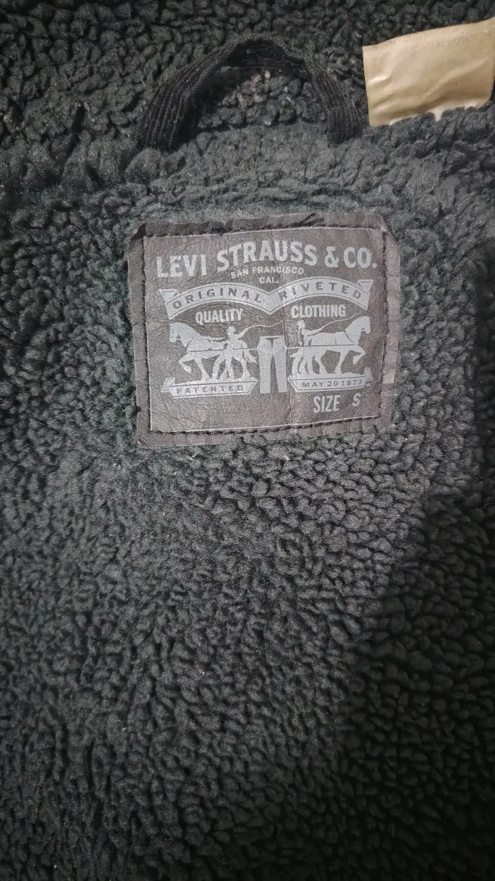 Chaqueta levis de mezclilla forrada negra - 2