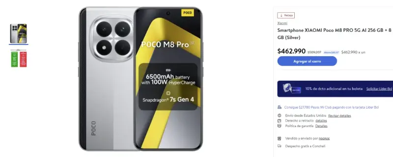 POCO M8 Pro 5G nuevo - 2