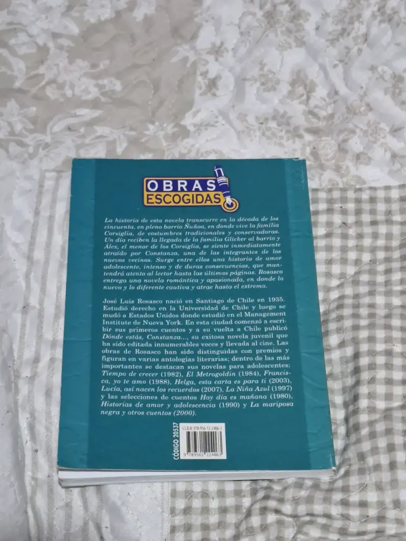 Libro Dónde estás, Constanza - 2