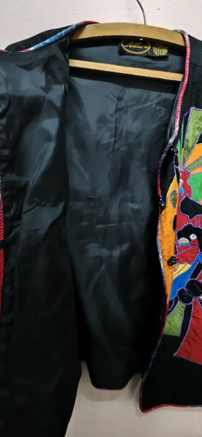 Chaqueta multicolor artesanal - miniatura 2