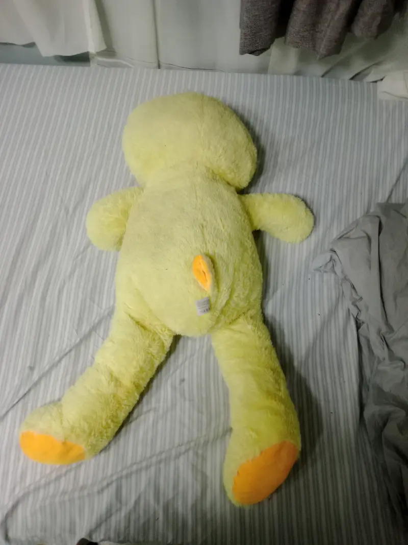 Peluche grande pato amarillo - 2